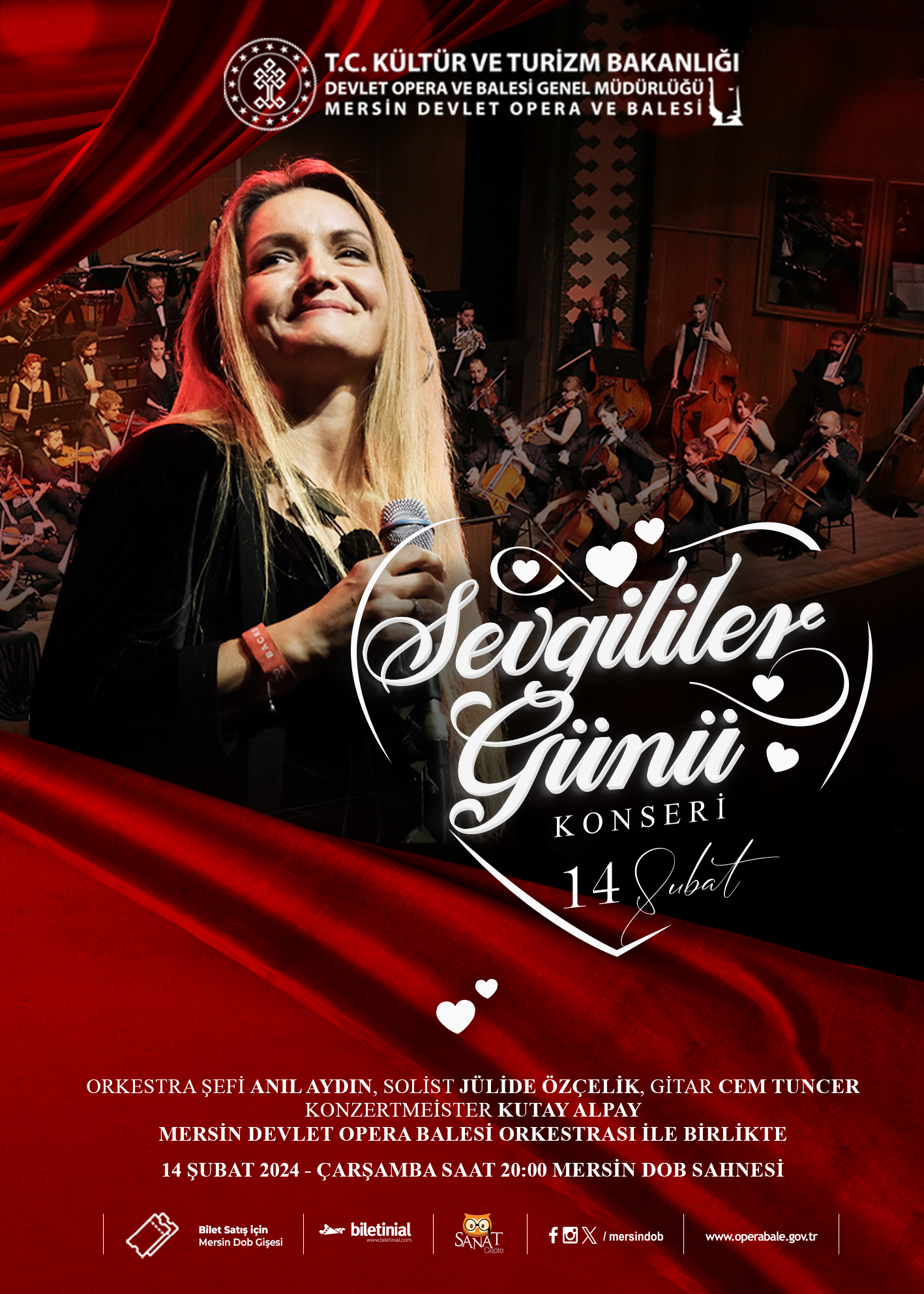 Sevgililer Günü Özel Konseri Mersin DOB | Jülide Özçelik - Gitarda Cenk Tuncer